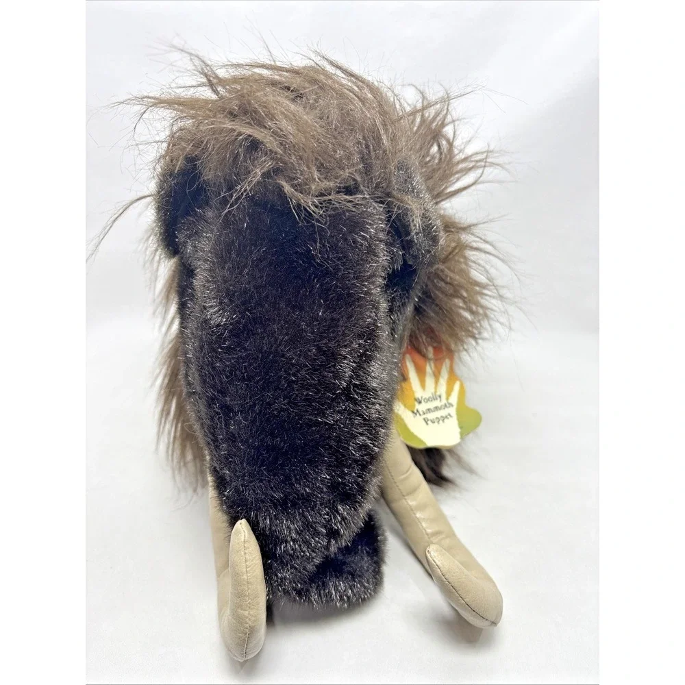 Folkmanis Wooly Mammoth Hand Puppet Full Body Plush Stuffed Toy Retired 18